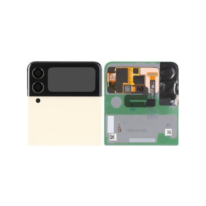 Galaxy Z Flip 3 5G Back Cover with Window Glass Cream