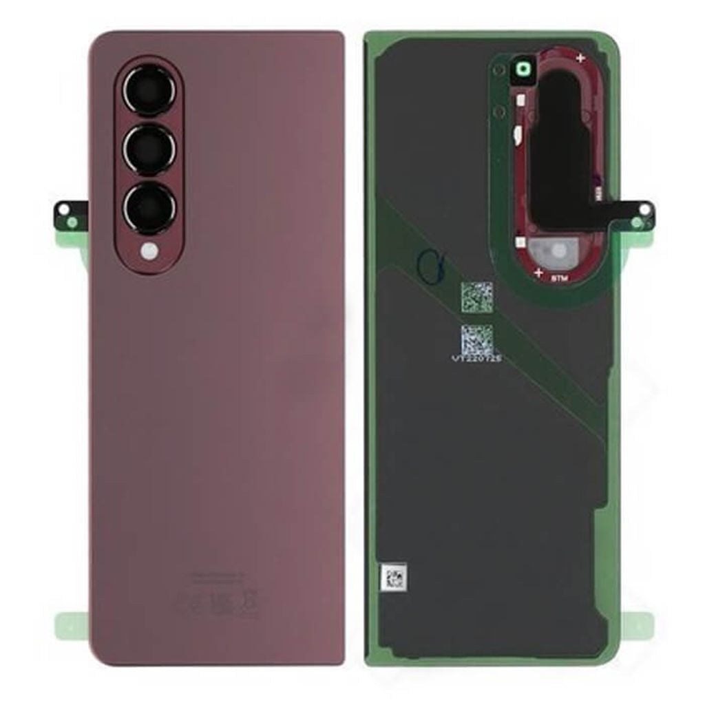 Galaxy Z Fold 4 Back - Burgundy