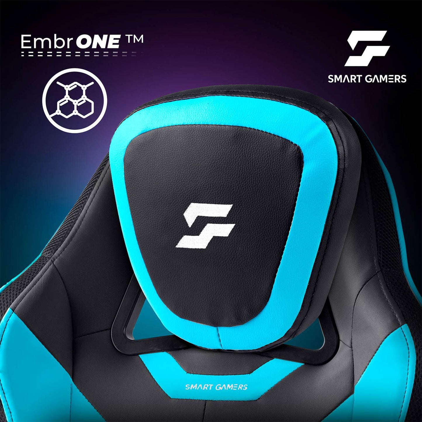 Gaming Chair with Footrest, Reclining Back, Adjustable Height