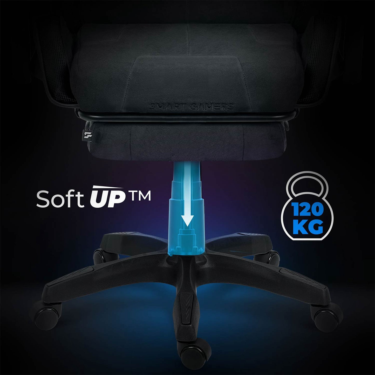 Gaming Chair with Footrest and Recline Function, Ergonomic Design