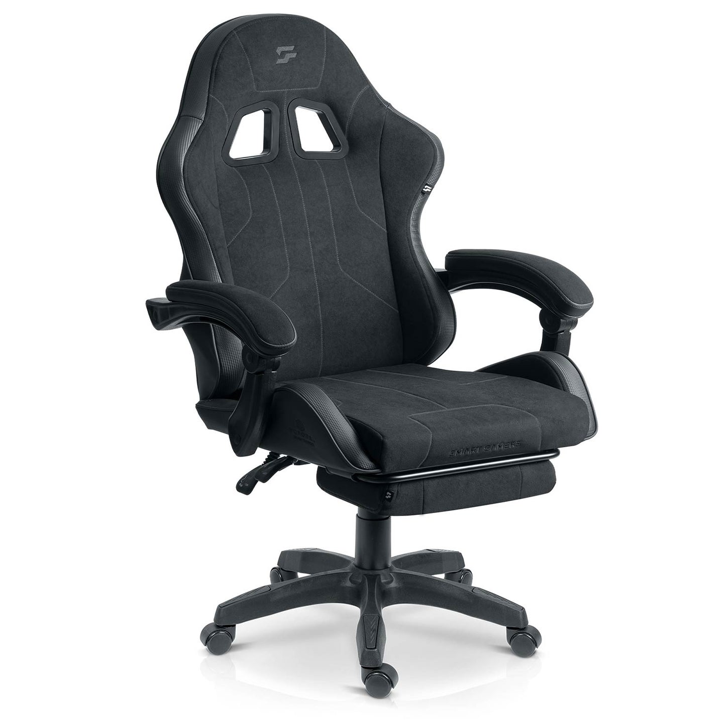 Gaming Chair with Footrest and Recline Function, Ergonomic Design
