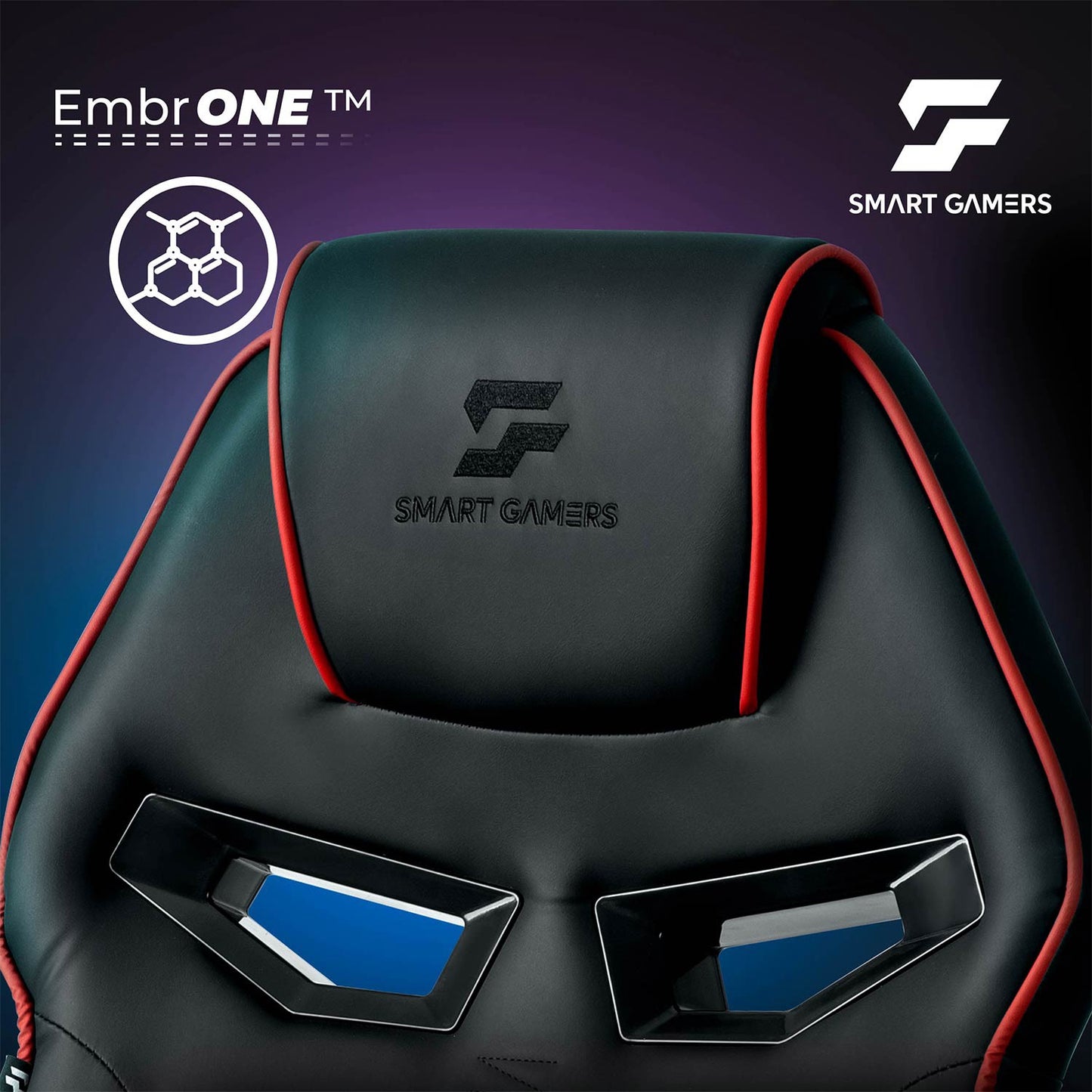 Gaming Chair with Lumbar Support, Adjustable Height, 360 Rotation