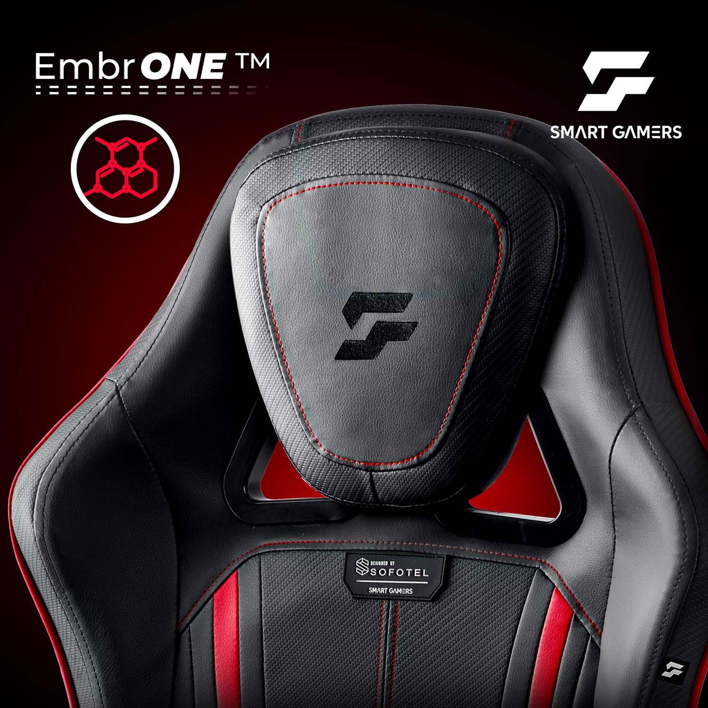 Gaming Chair with Reclining Backrest and Footrest