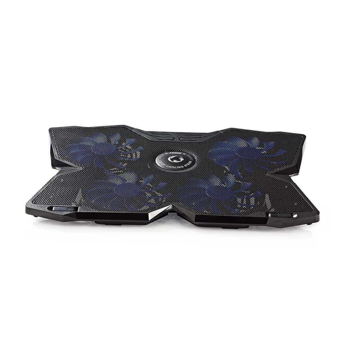 Gaming Notebook cooler | Number of fans: 4 | USB Power | 15" | 19" | LEDs