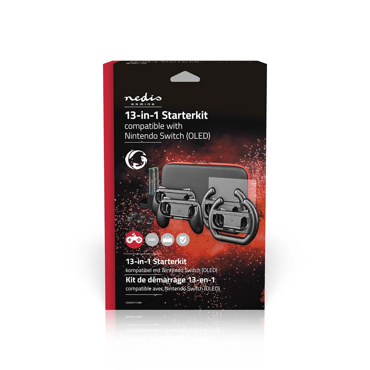Gaming Starter Kit | Compatible with: Nintendo Switch (OLED) | 13-in-1