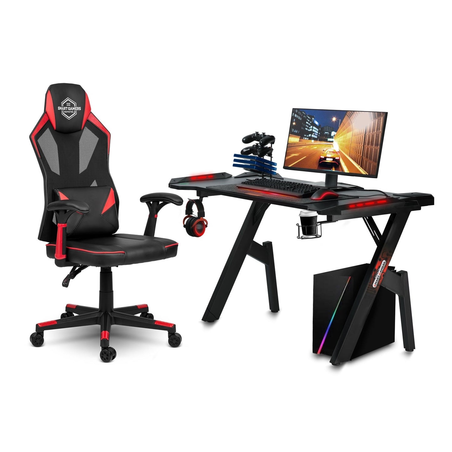 Gaming chair Shiro Black/Red