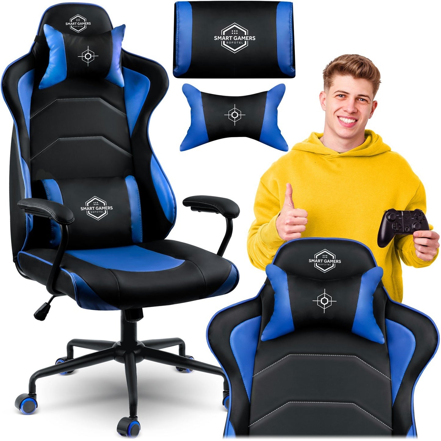 Gaming chair Sofotel Yasuo - Blue - 2591