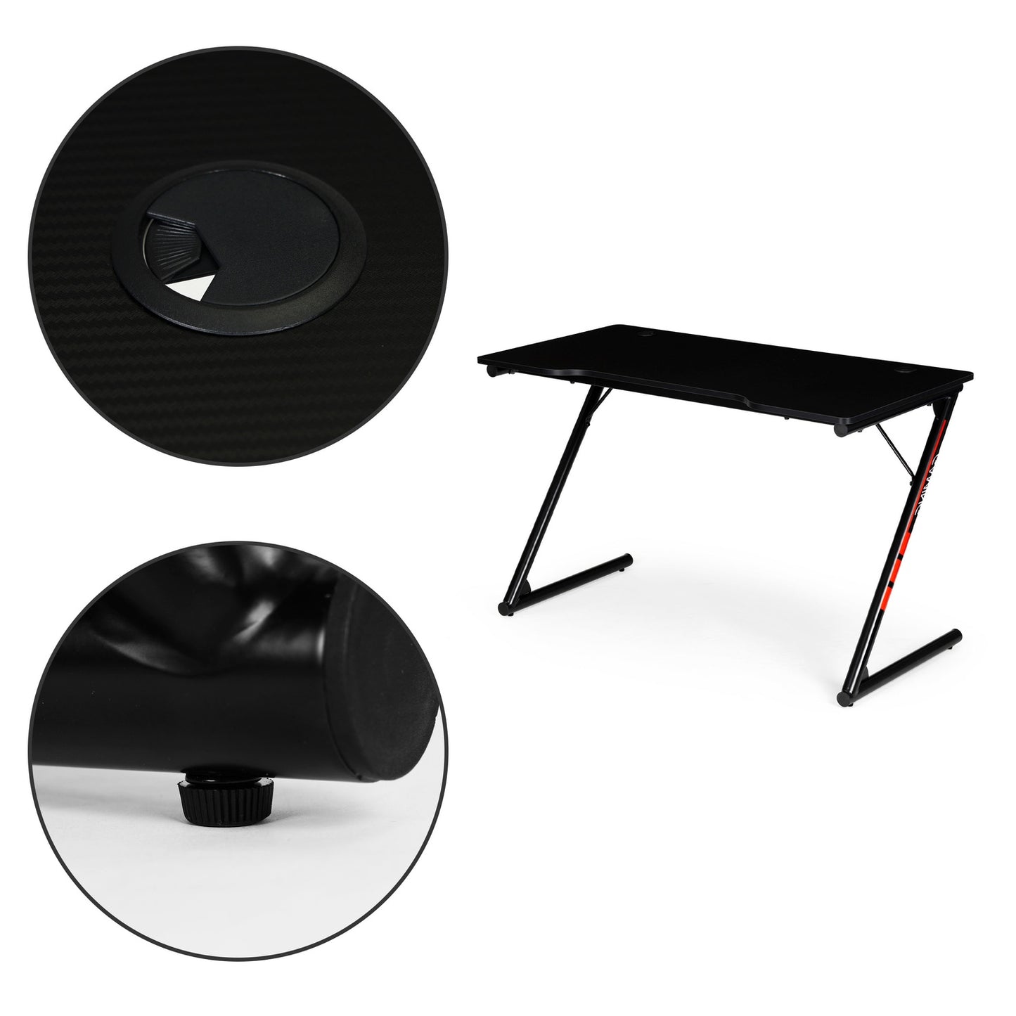 Gaming desk, computer table for gamer