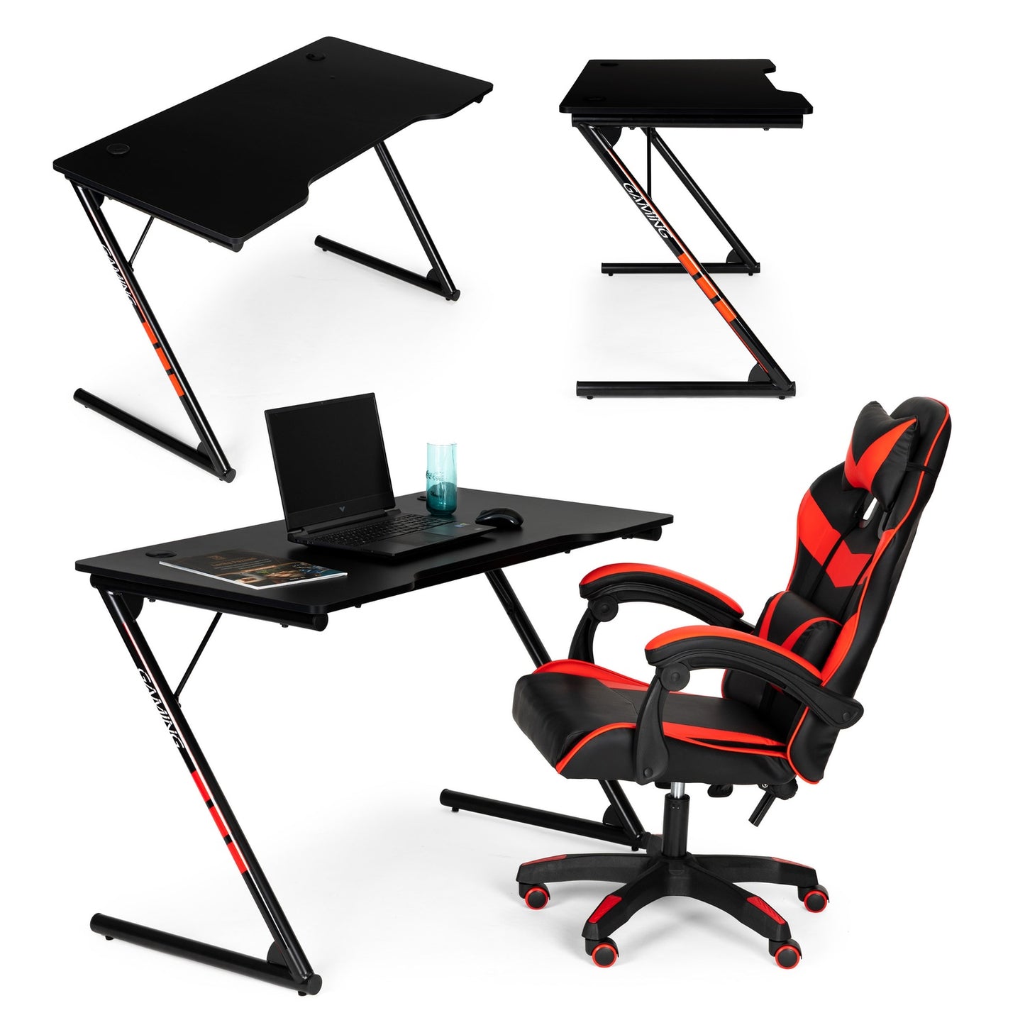 Gaming desk, computer table for gamer