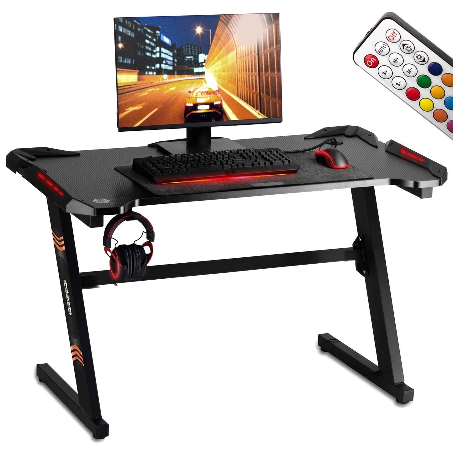 Gaming desk for gamer LED CRIT 258000
