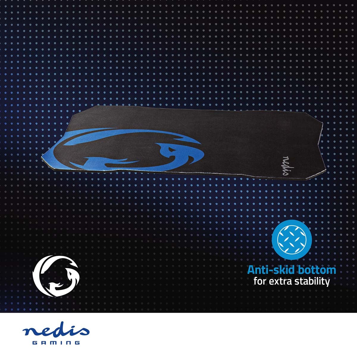 Gaming mouse pad | Rubber / Microfiber | Black