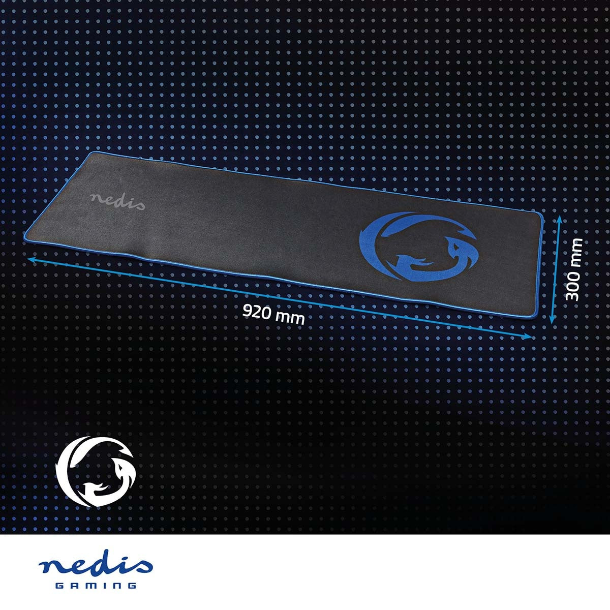 Gaming mouse pad | Rubber / Microfiber | Black