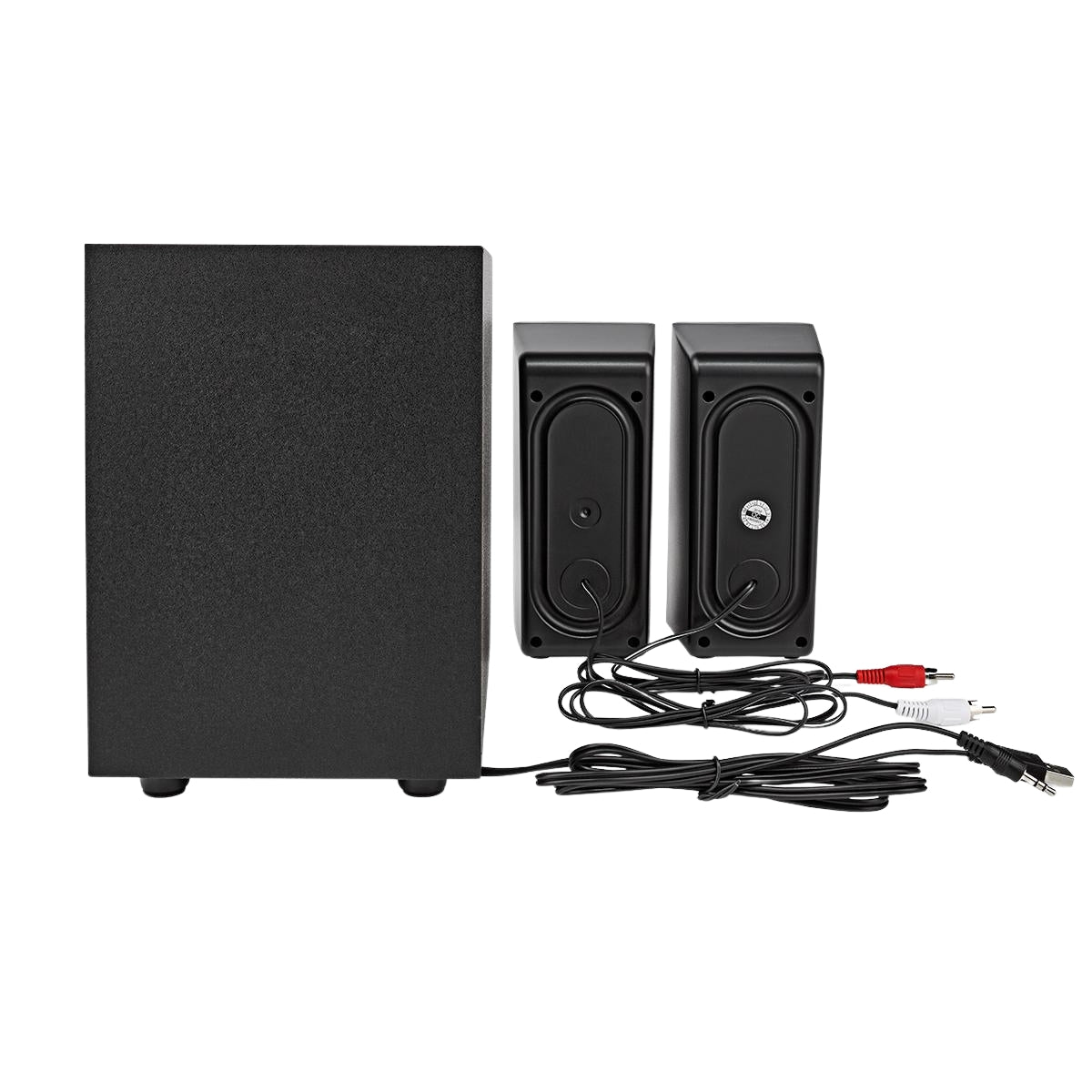 Gaming speakers | Speaker channels: 2.1 | USB Power | 3.5 mm Male | 30 W| Without Lighting | Volume control