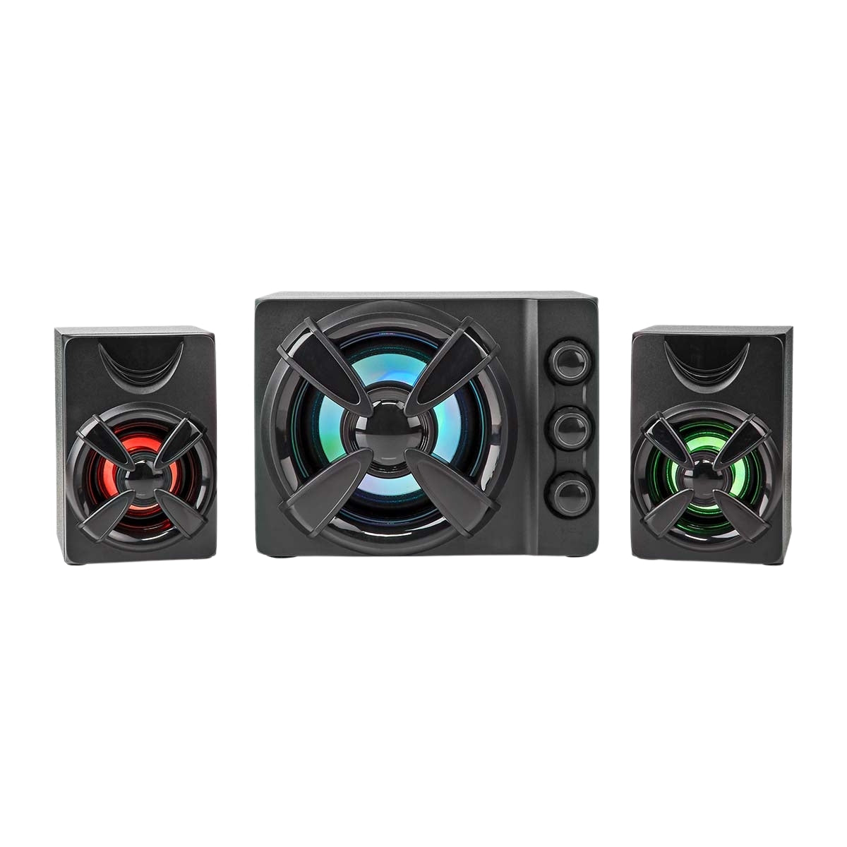 Gaming speakers | Speaker channels: 2.1 | USB Power | 3.5 mm Male | 33 W| LEDs | Volume control