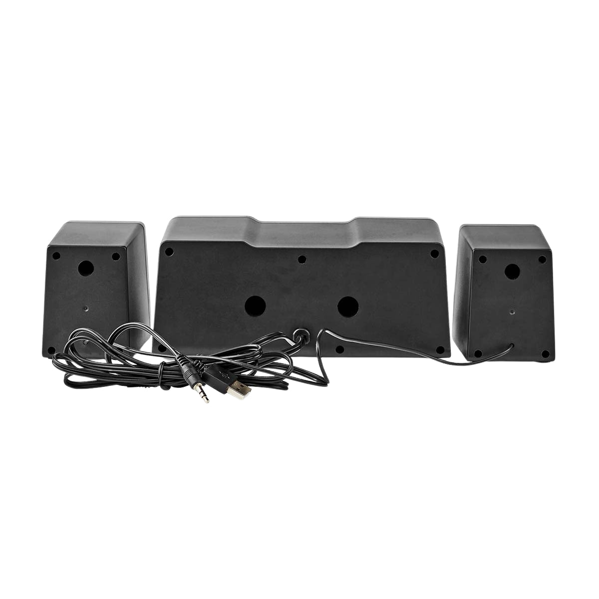Gaming speakers | Speaker channels: 2.2 | USB Power | 3.5 mm Male | 48 W| LEDs | Volume control