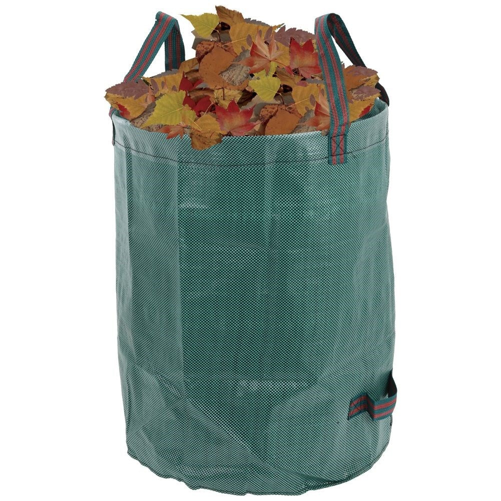Garden Bag: Lightweight, durable, comfortable handles for leaves & grass