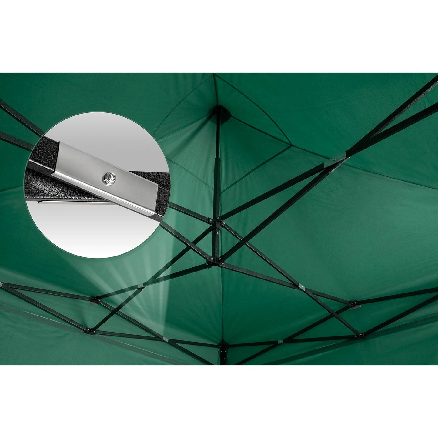 Garden Pavilion 3x6m Green with 3 Walls, Waterproof