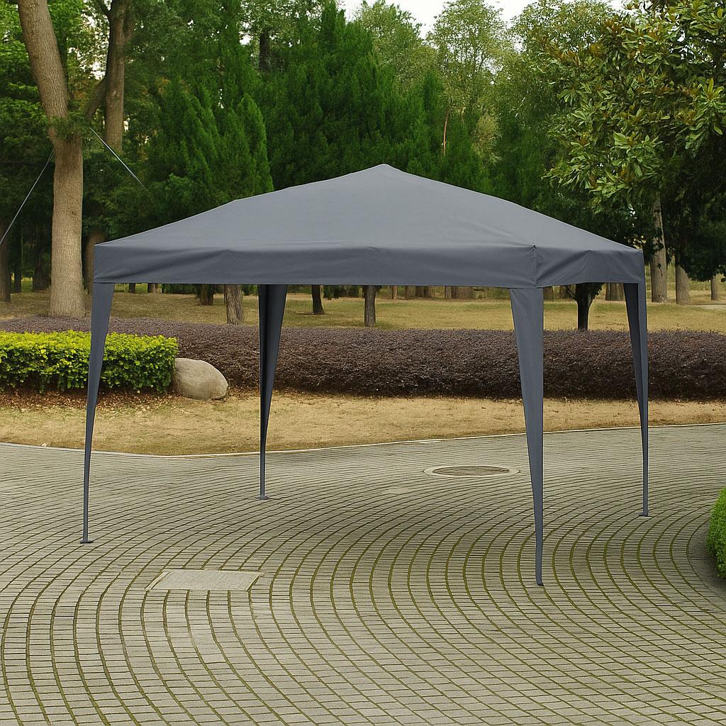 Garden Pavilion Tent 3x3 m Pop-Up Canopy for Garden or Terrace MultiGarden
