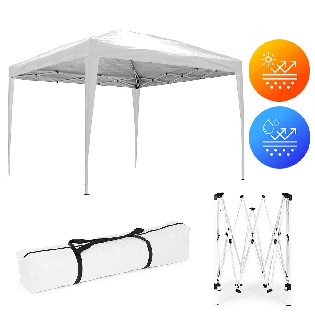 Garden Pavilion Tent 3x3 m Pop-Up Canopy for Garden or Terrace MultiGarden