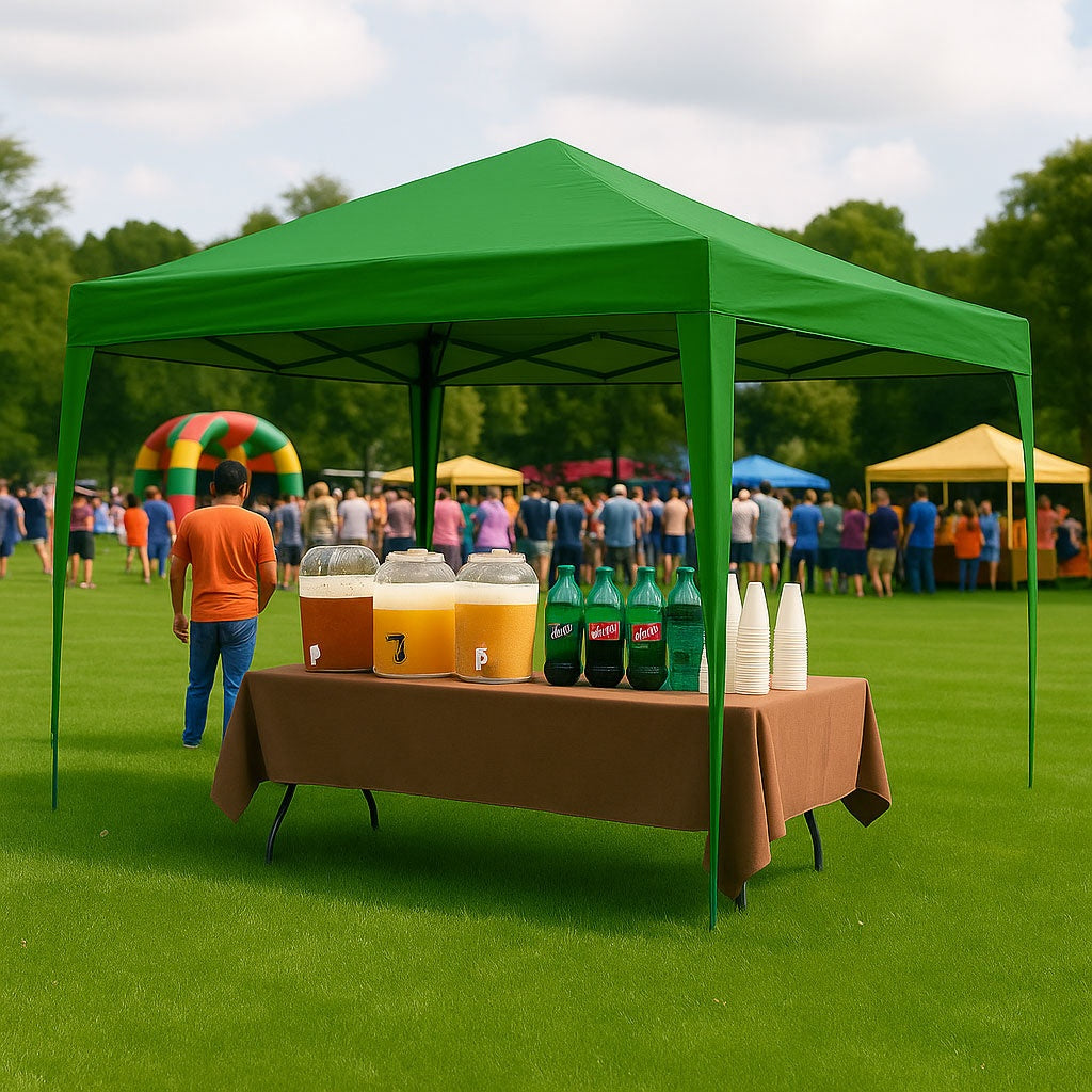 Garden Pavilion Tent 3x3 m Pop-Up Canopy for Garden or Terrace MultiGarden