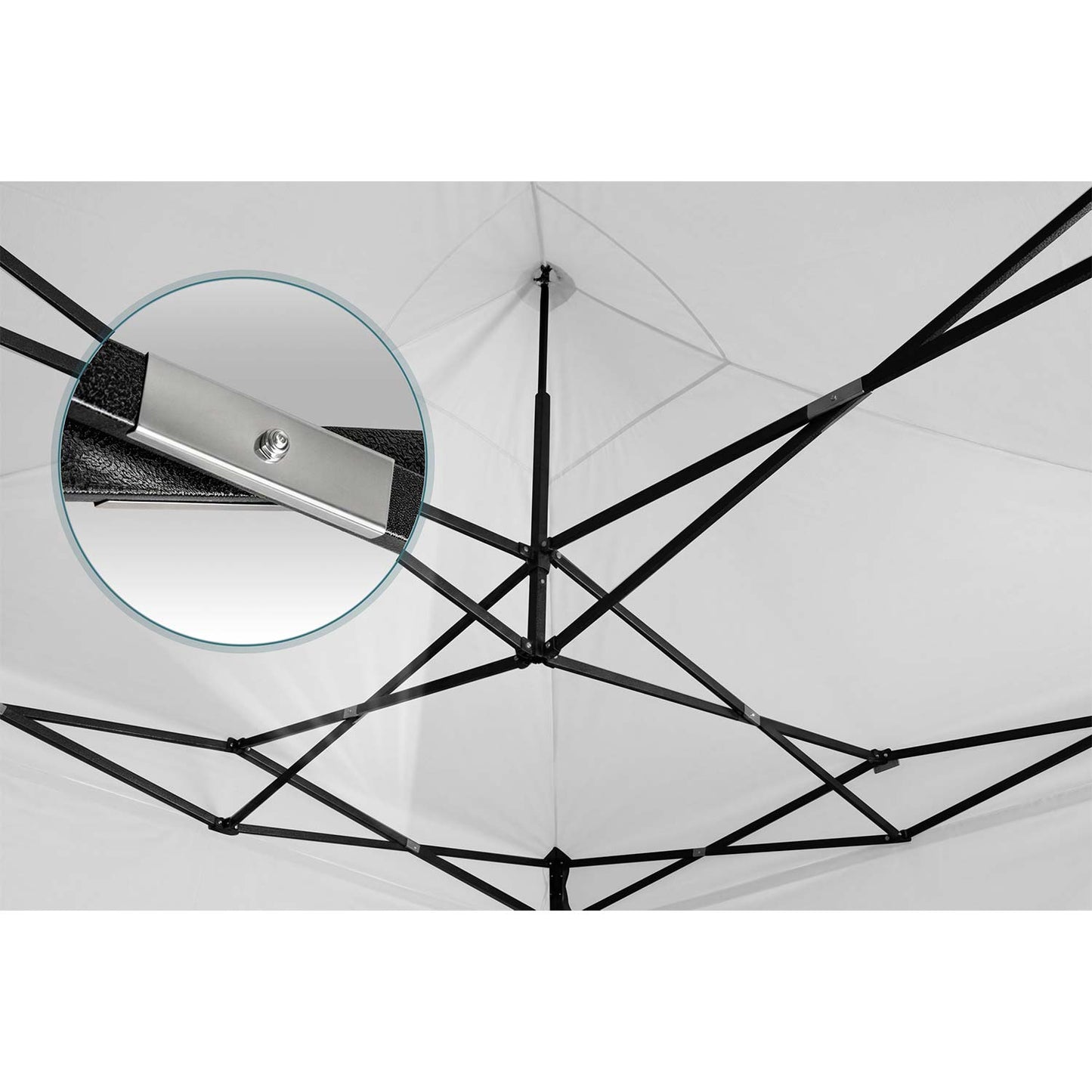 Garden Pavilion Tent 3x6m, White, 3 Walls, Waterproof