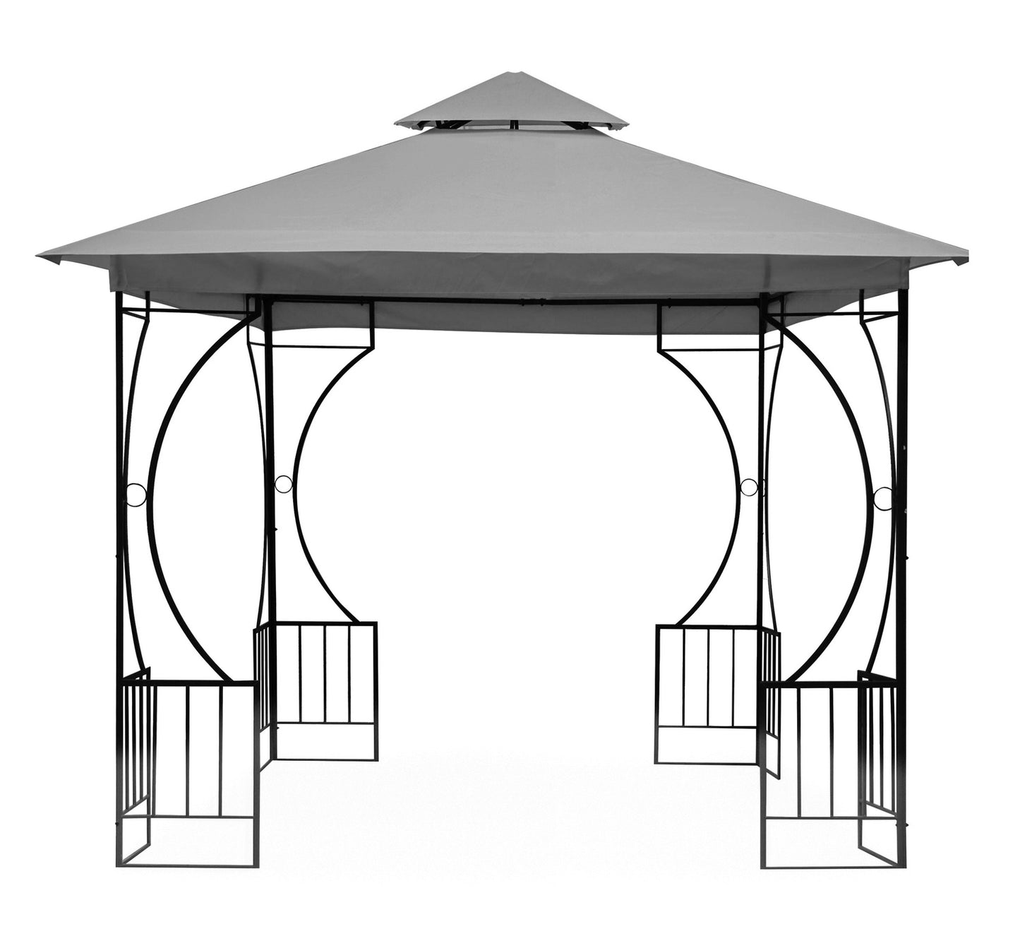 Garden Pavilion Tent Gazebo 3x3 m with 4 Sidewalls MultiGarden