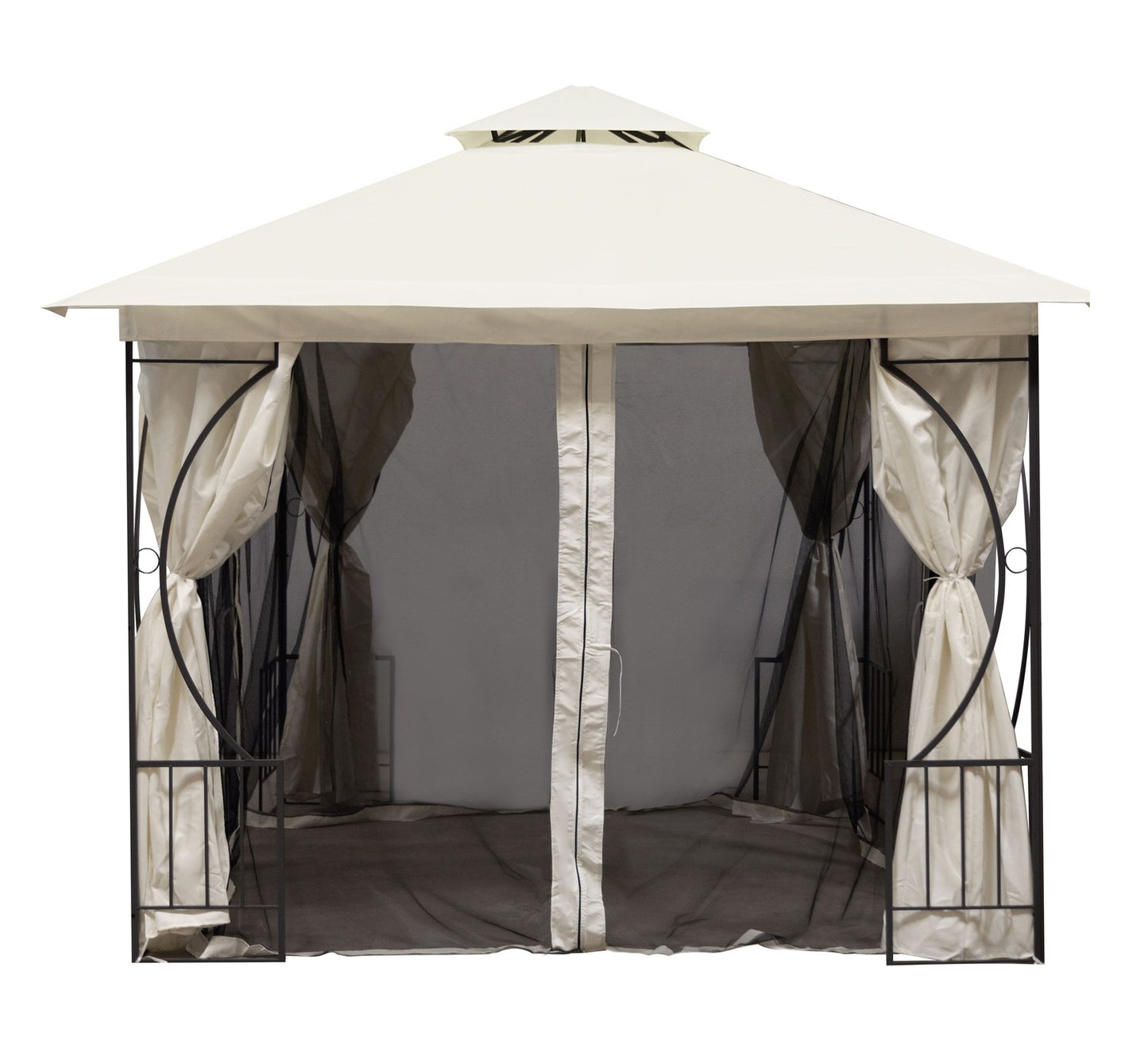 Garden Pavilion Tent Gazebo 3x3 m with Walls and Mosquito Net 2-in-1 MultiGarden
