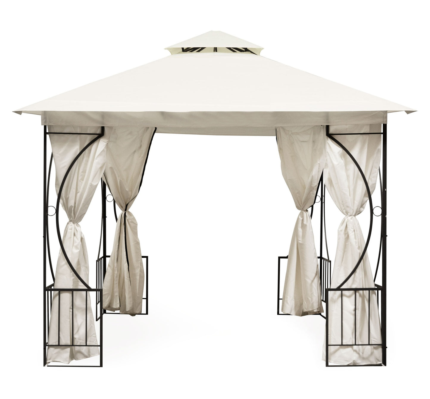 Garden Pavilion Tent Gazebo 3x3 m with Walls and Mosquito Net 2-in-1 MultiGarden