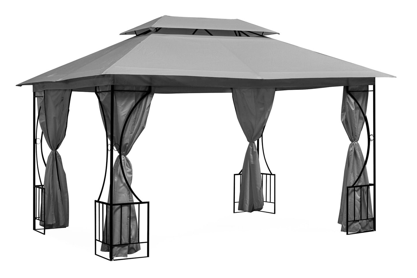 Garden Pavilion Tent Gazebo 3x4 m with Full Sidewalls MultiGarden