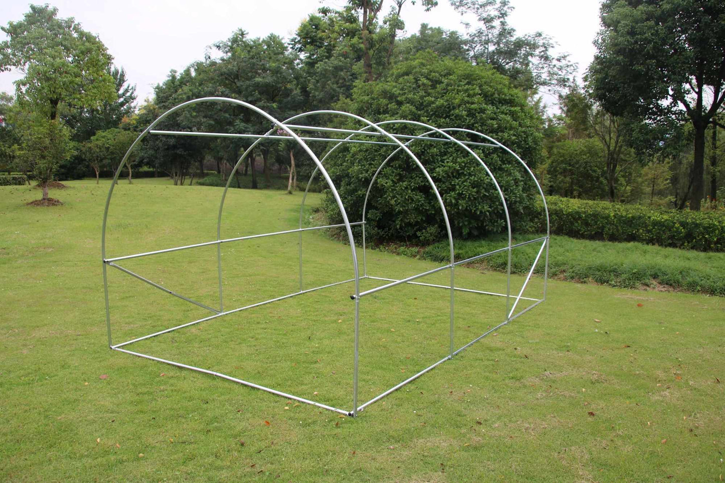 Garden Polytunnel Greenhouse, 10 m², Metal Frame, UV Cover