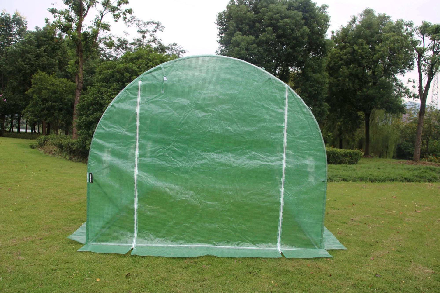 Garden Polytunnel Greenhouse, 10 m², Metal Frame, UV Cover