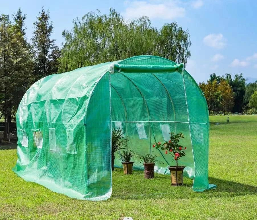 Garden Polytunnel Greenhouse 18m² with UV Cover