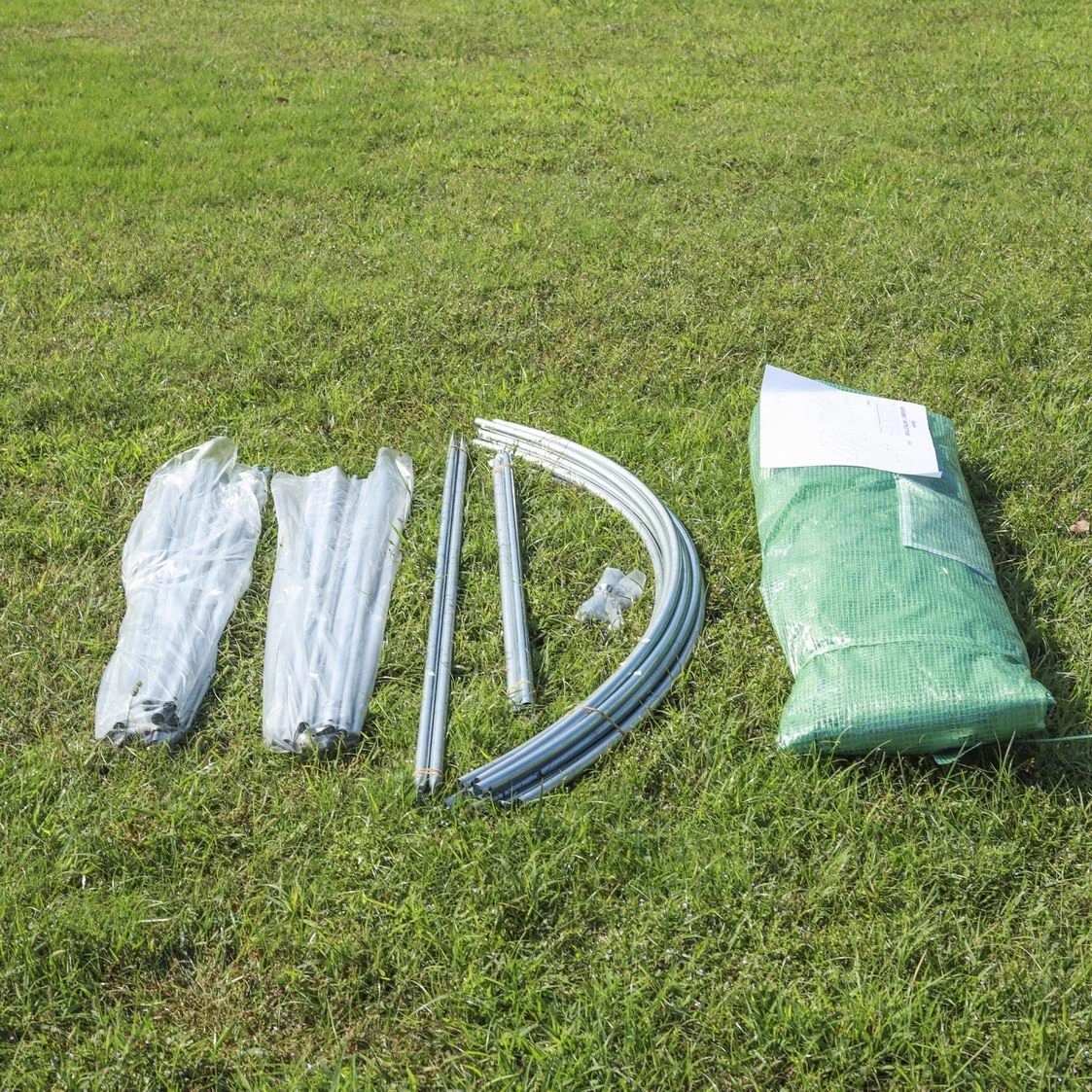 Garden Polytunnel Greenhouse 18m² with UV Cover