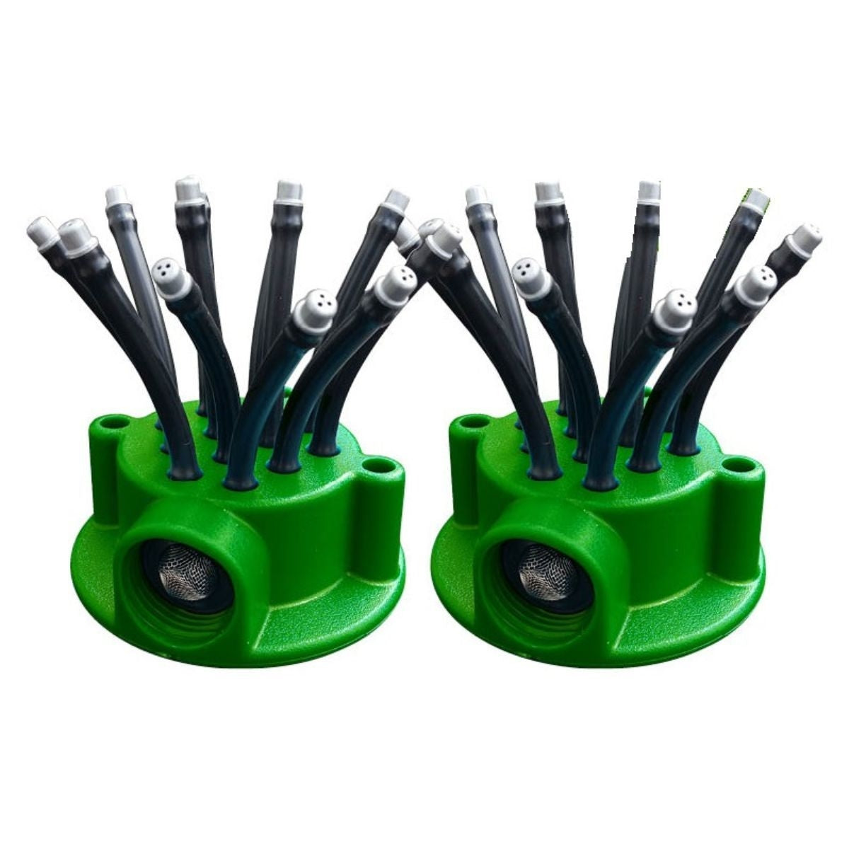 Garden Sprinkler Set with 12 Adjustable Heads, 35m² Coverage
