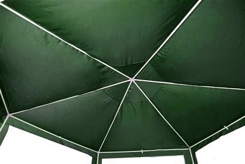 Garden Trade Pavilion Tent 2x2x2 m with Windows Green MultiGarden