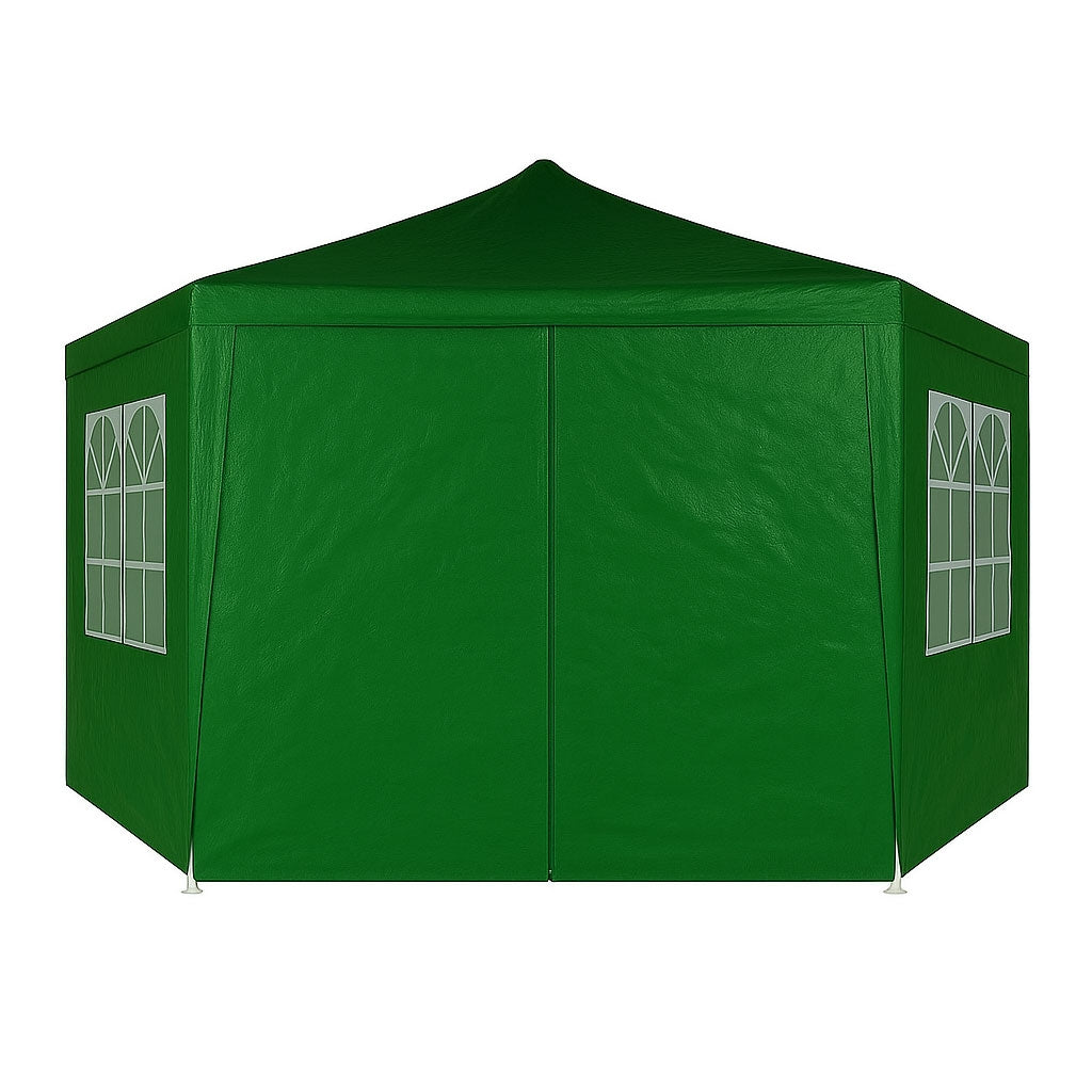 Garden Trade Pavilion Tent 2x2x2 m with Windows Green MultiGarden