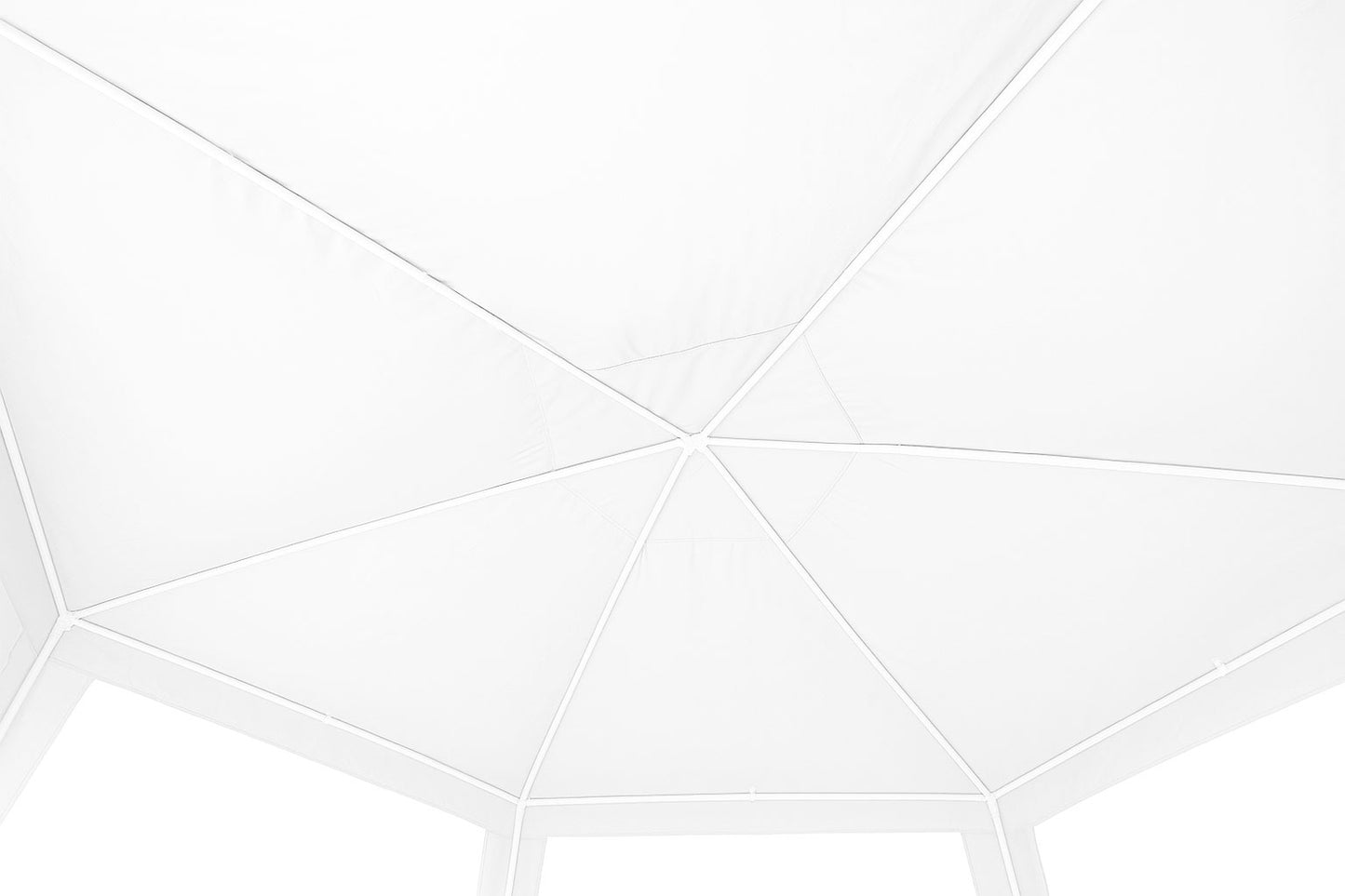 Garden Trade Pavilion Tent 2x2x2 m with Windows White MultiGarden