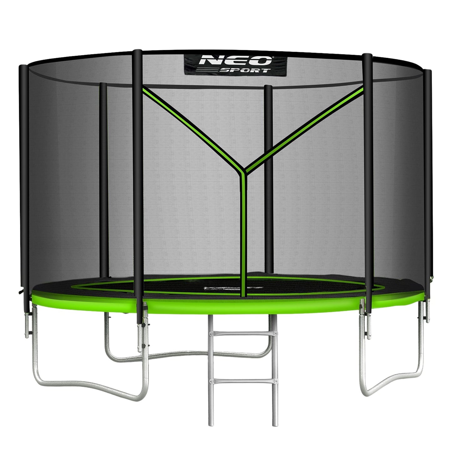 Garden Trampoline 8ft/252cm with Outdoor Net and Ladder Neo-Sport