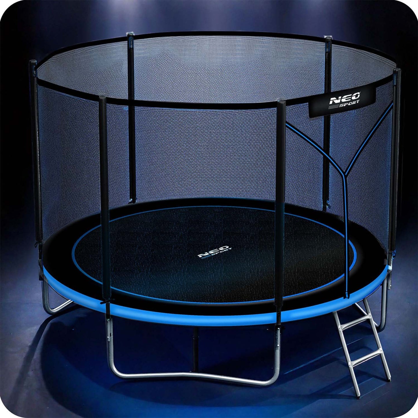 Garden Trampoline 8ft/252cm with Outdoor Net and Ladder Neo-Sport