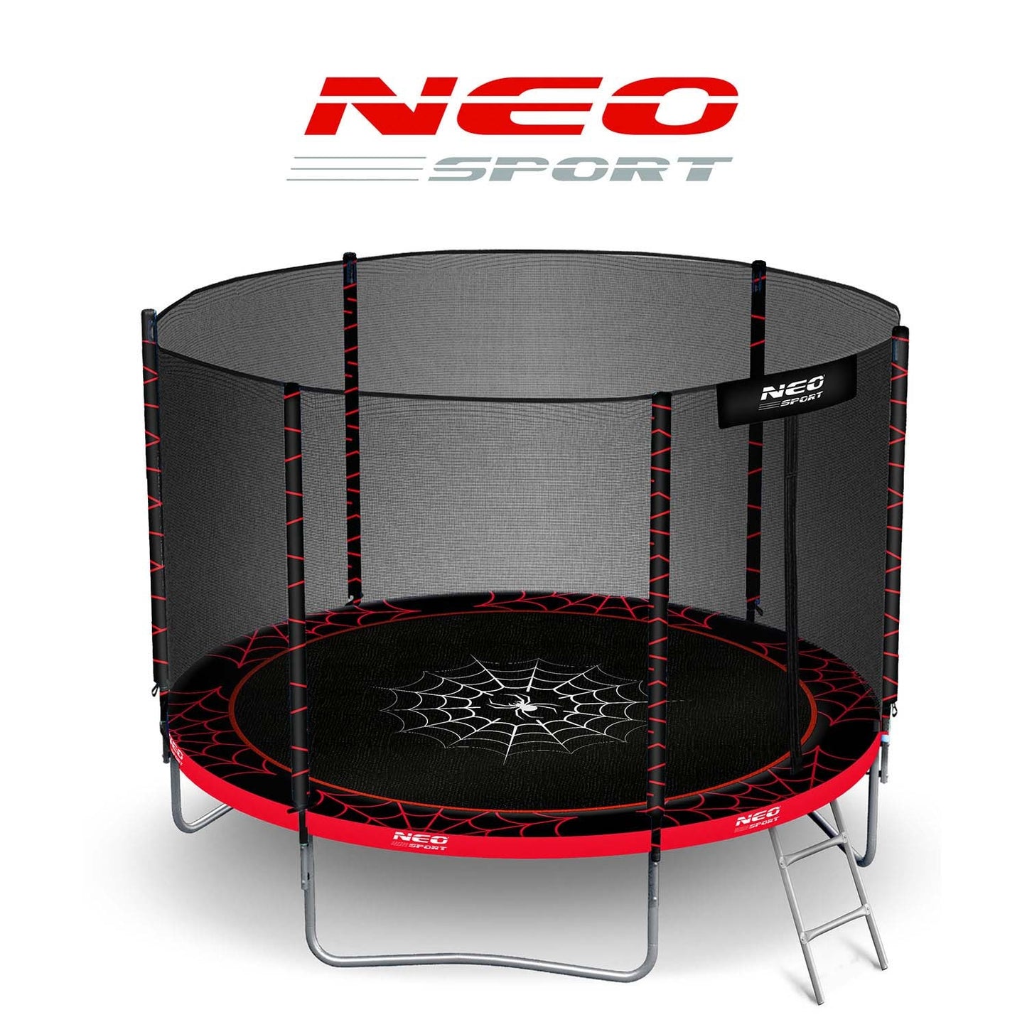 Garden Trampoline 8ft/252cm with Outdoor Net and Ladder Neo-Sport