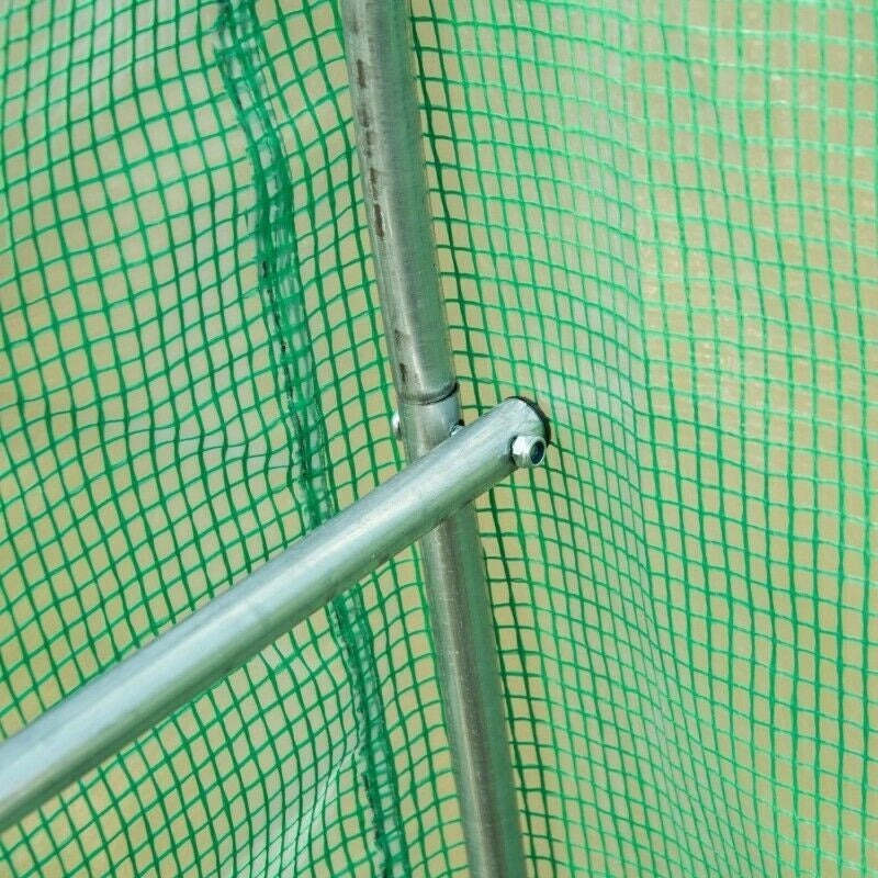 Garden Tunnel Greenhouse 8m² Metal Frame UV Film