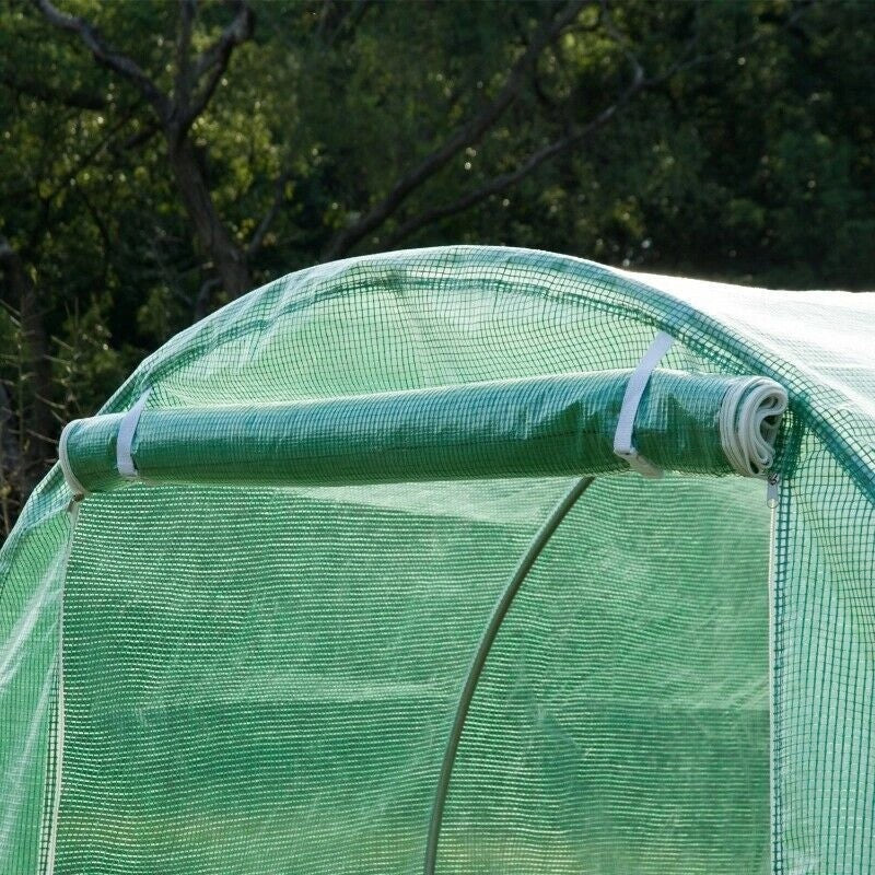 Garden Tunnel Greenhouse 8m² Metal Frame UV Film