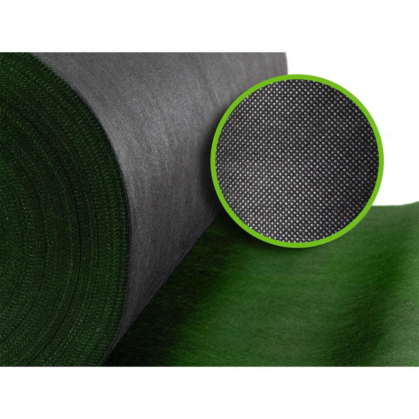 Garden agrotextile 1.6 m x 50 m 90 g/m2 + 100 Plonos pins - black and green