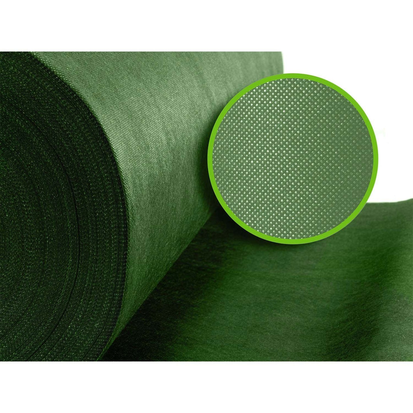 Garden agrotextile 1.6 m x 50 m 90 g/m2 + 100 Plonos pins - green