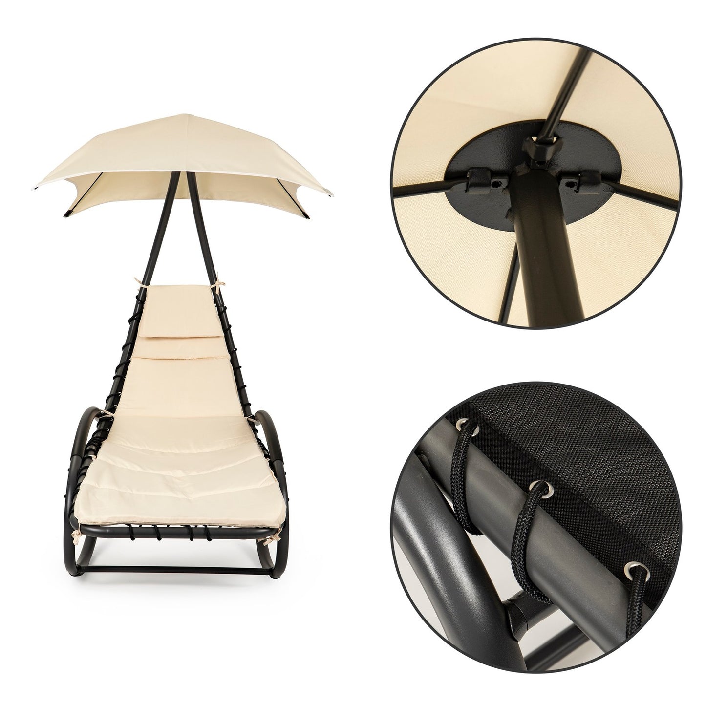Garden armchair, deckchair, garden rocking lounger, hammock