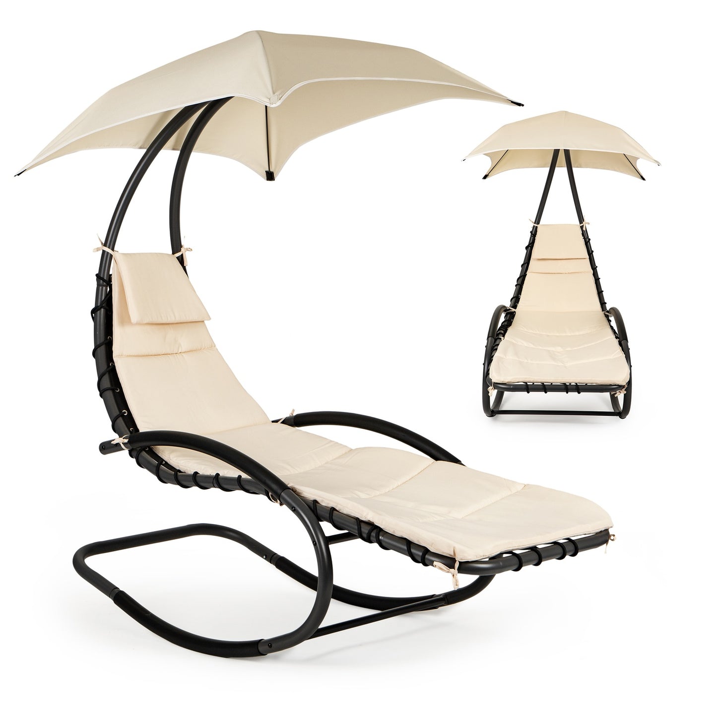 Garden armchair, deckchair, garden rocking lounger, hammock