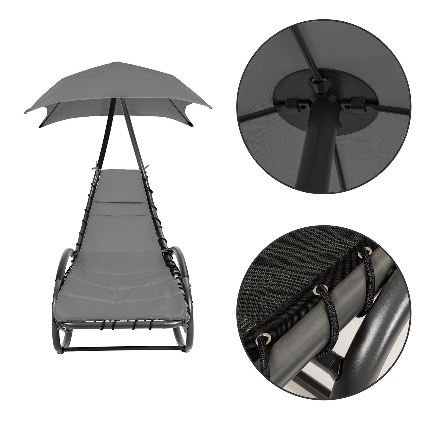 Garden armchair, deckchair, garden rocking lounger, hammock