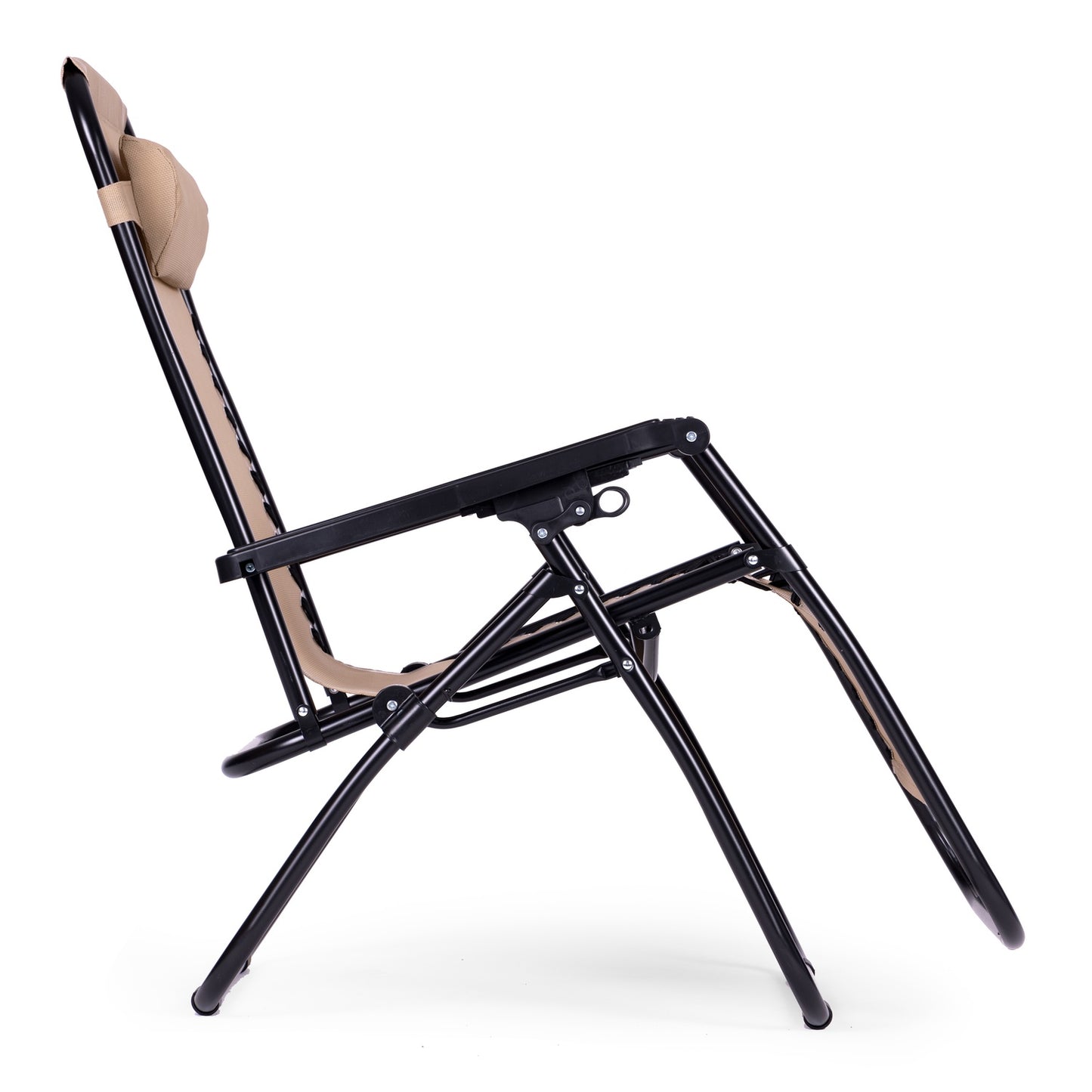 Garden armchair with adjustable backrest - beige ZERO GRAVITY ModernHome