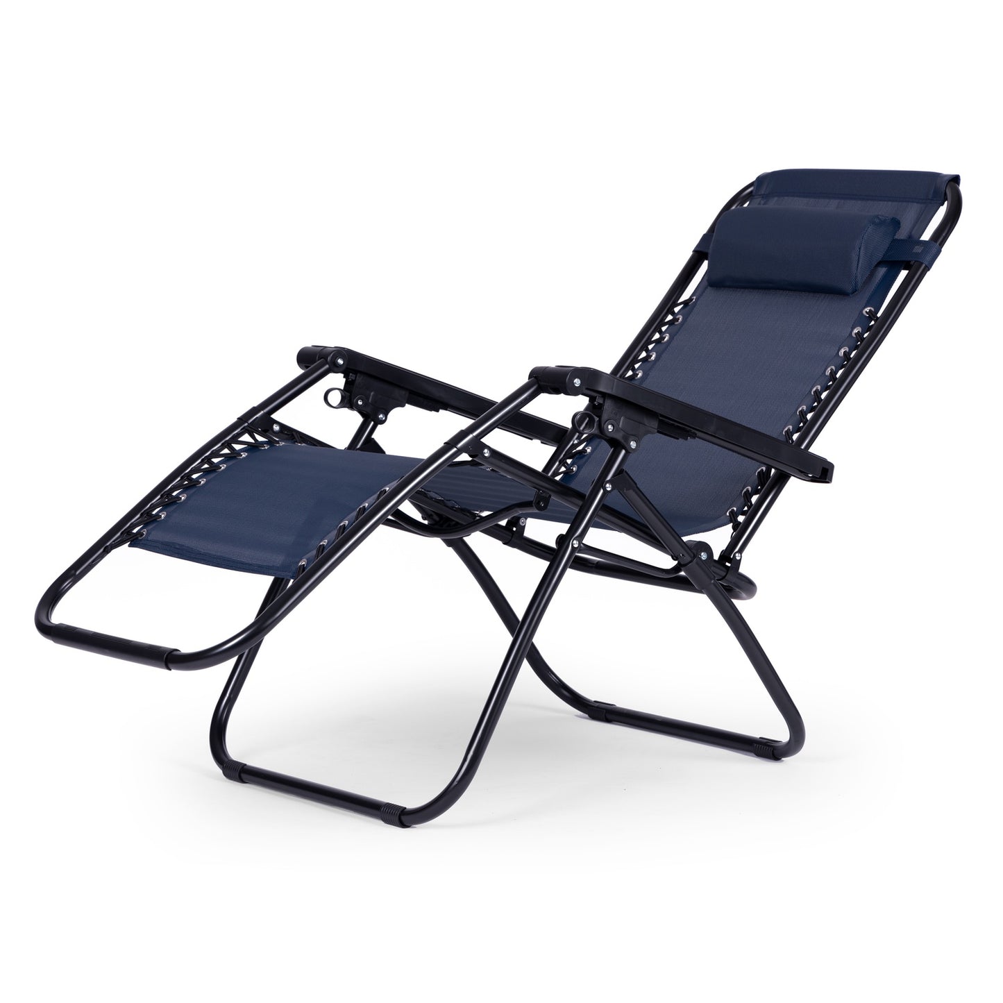 Garden armchair with adjustable backrest - dark blue ZERO GRAVITY ModernHome