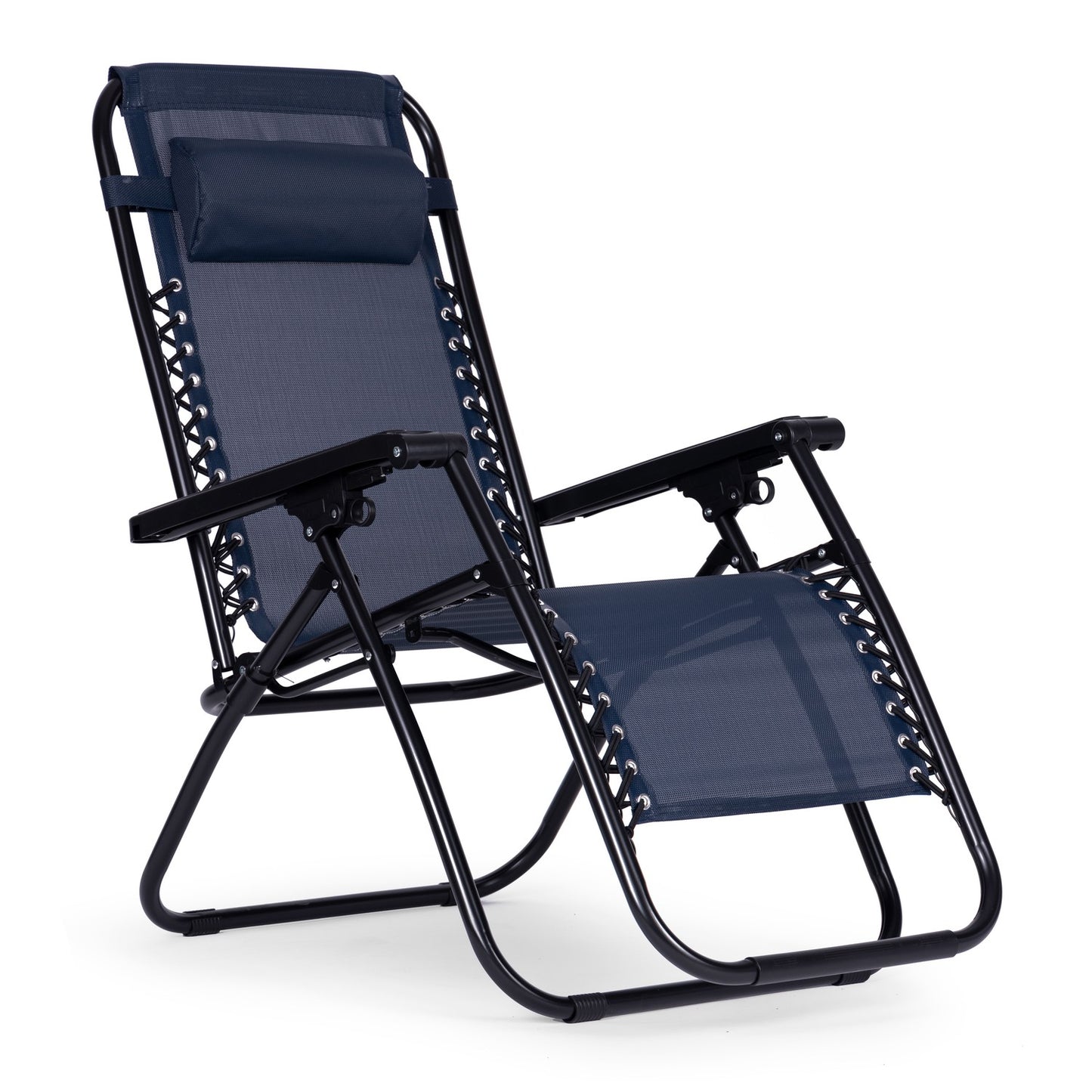 Garden armchair with adjustable backrest - dark blue ZERO GRAVITY ModernHome